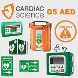 Ipari csomag1: CardiacScience (automata) Powerheart G5 Por és vízálló tárolóval