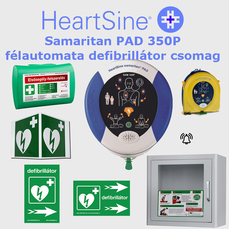 HeartSine Samaritan PAD 350P OFFICE csomag
