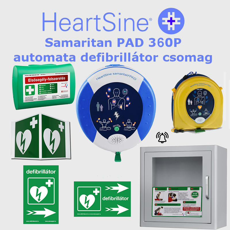 HeartSine Samaritan PAD 360P OFFICE csomag