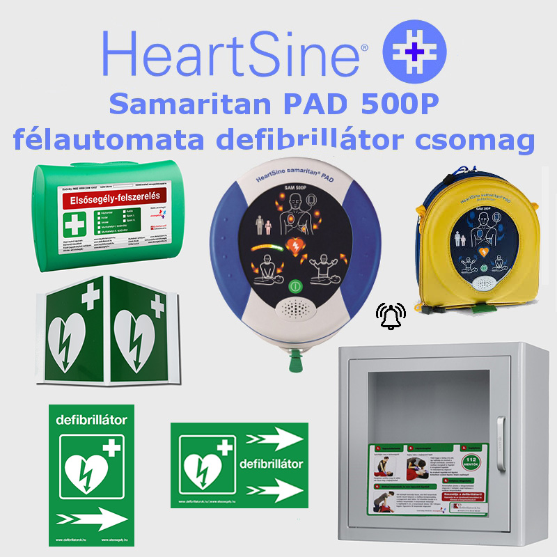HeartSine Samaritan PAD 500P OFFICE csomag