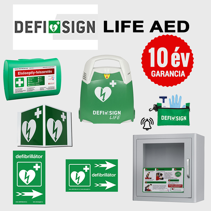DefiSign LIFE automata defibrillátor csomag