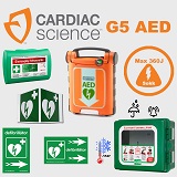 Ipari csomag2: CardiacScience G5 (automata) Fűtött, por és vízálló tárolóval